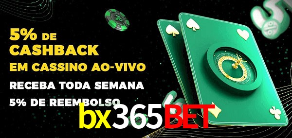 Promoções do cassino ao Vivo bx365bet