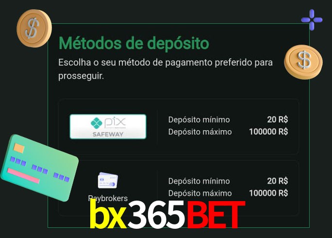 O cassino bx365bet oferece uma grande variedade de métodos de pagamento